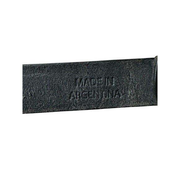 The Tackeria Leather Belt NWT Black Argentine Polo Gaucho Pampa 20 Black main image 2